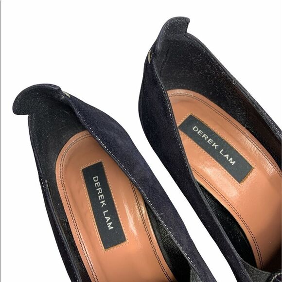 𝅺derek Lam Suede Snakeskin Heels Pumps - Picture 7 of 10